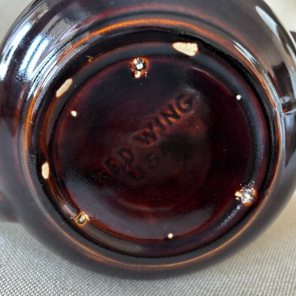 MCM Vintage Red Wing Pottery Teapot - Picture 9 of 10